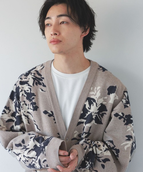 フラワージャガードカーデ 353970（カーディガン/ボレロ）｜LOWRYS FARM（ローリーズファーム）