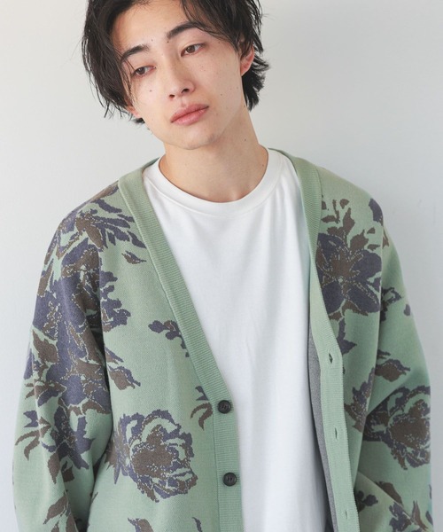 フラワージャガードカーデ 353970（カーディガン/ボレロ）｜LOWRYS FARM（ローリーズファーム）
