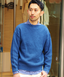 EDIFICE | 【予約】ギマコットン ボートネックプルオーバーニット(ニット/セーター)