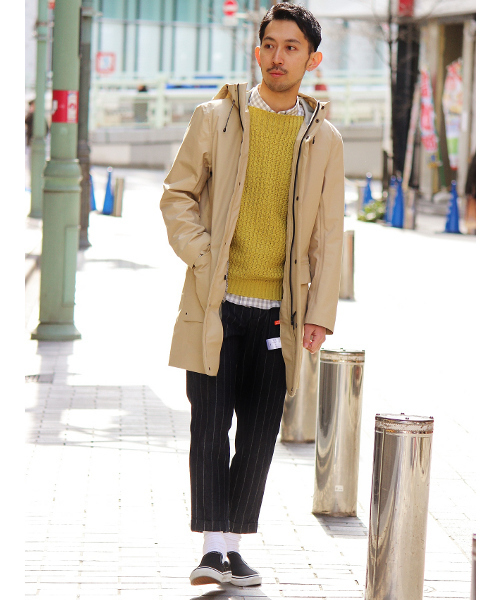 EDIFICE（エディフィス）の「◇ギマコットン ボートネックプルオーバーニット（ニット/セーター・メンズ・ベージュ/ブルー/イエロー系その他/レッド系その他・44/46/48）」の10枚目の写真