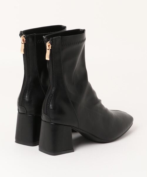 BLUEEAST(ブルーイースト)の「ストレッチショートブーツ(ブーツ・レディース・ブラック/アイボリー/ベージュ・LARGE/X-LARGE/MEDIUM)」の4枚目の写真