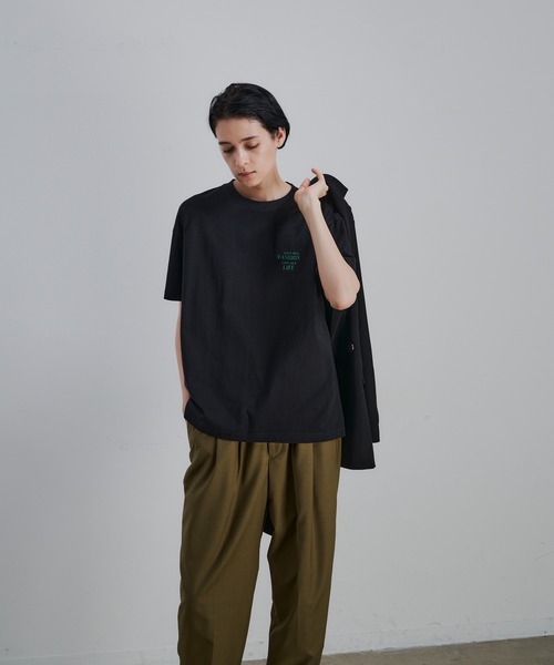 CEL ANSWER（シーイーエルアンサー）の「オーガニックコットンメッセージTシャツ（Tシャツ/カットソー・レディース・ホワイト/ブラック・FREE）」の19枚目の写真