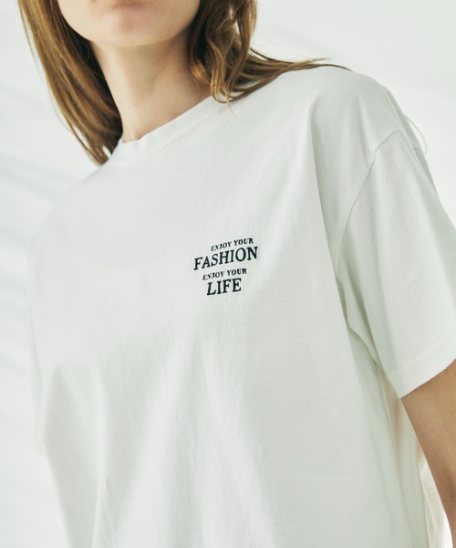 セザンヌ オーガニックコットン メッセージ Tシャツ セール】オーガニックコットンメッセージTシャツ(Tシャツ