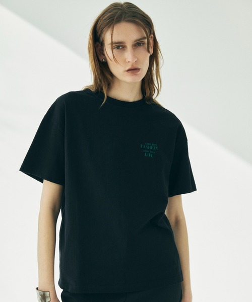 セザンヌ オーガニックコットン コラボ メッセージ Tシャツ Javaジャバコラボ》【sustaina+】大人の抜け感。オーガニック