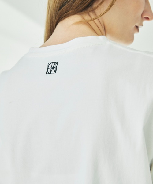関税込☆セザンヌ☆オーガニックコットン メッセージ Tシャツ セール】オーガニックコットンメッセージTシャツ（Tシャツ