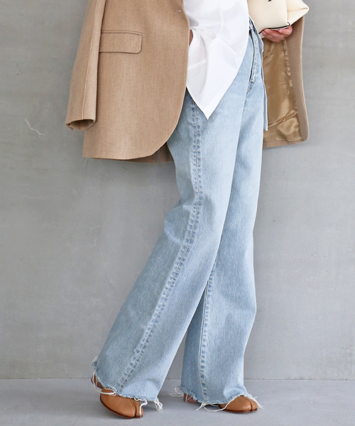 Deuxieme Classe デニムパンツ 青(デニム) 0204125Y0085 Deuxieme Classe(ドゥーズィエムクラス)の「Baggy デニム