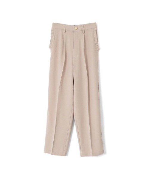 flower（フラワー）の「スモーキーテーパードパンツ（スラックス・レディース・ブラウン/ベージュ・FREE）」の16枚目の写真