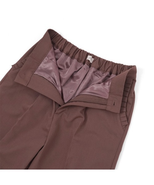 flower（フラワー）の「スモーキーテーパードパンツ（スラックス・レディース・ブラウン/ベージュ・FREE）」の17枚目の写真