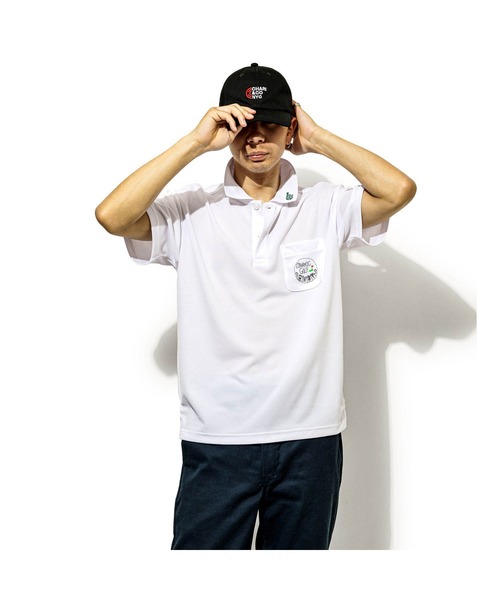 CHARI&CO（チャリアンドコー）の「CHARI&CO DYNAMIC GOLF CLUB POLO ポロシャツ（ポロシャツ・メンズ・ホワイト/ネイビー/ダークグレー・MEDIUM/X-LARGE/LARGE/SMALL）」の4枚目の写真