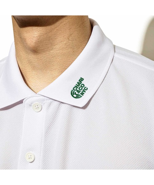 CHARI&CO（チャリアンドコー）の「CHARI&CO DYNAMIC GOLF CLUB POLO ポロシャツ（ポロシャツ・メンズ・ホワイト/ネイビー/ダークグレー・MEDIUM/X-LARGE/LARGE/SMALL）」の8枚目の写真