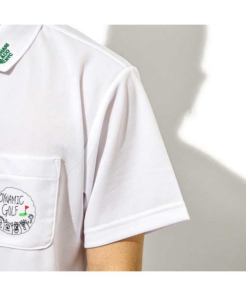 CHARI&CO（チャリアンドコー）の「CHARI&CO DYNAMIC GOLF CLUB POLO ポロシャツ（ポロシャツ・メンズ・ホワイト/ネイビー/ダークグレー・MEDIUM/X-LARGE/LARGE/SMALL）」の9枚目の写真
