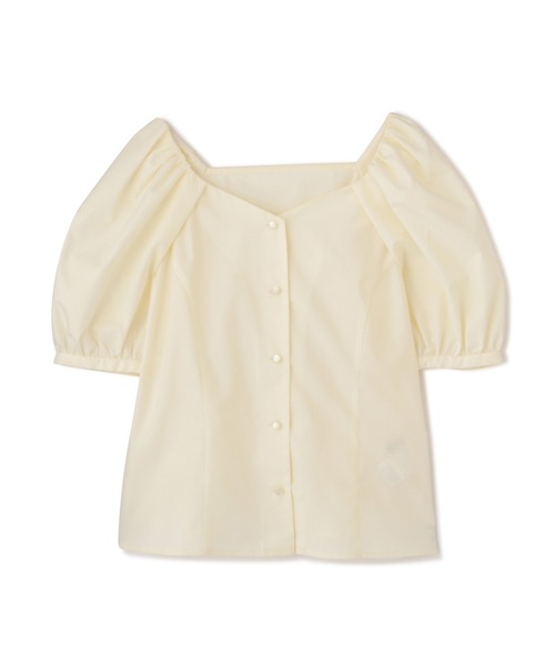 PROPORTION BODY DRESSING（プロポーションボディドレッシング）の「スクエアボリュームスリーブブラウス（シャツ/ブラウス・レディース・ブラック/イエロー/ホワイト系その他・FREE）」の13枚目の写真