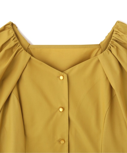 PROPORTION BODY DRESSING（プロポーションボディドレッシング）の「スクエアボリュームスリーブブラウス（シャツ/ブラウス・レディース・ブラック/イエロー/ホワイト系その他・FREE）」の19枚目の写真