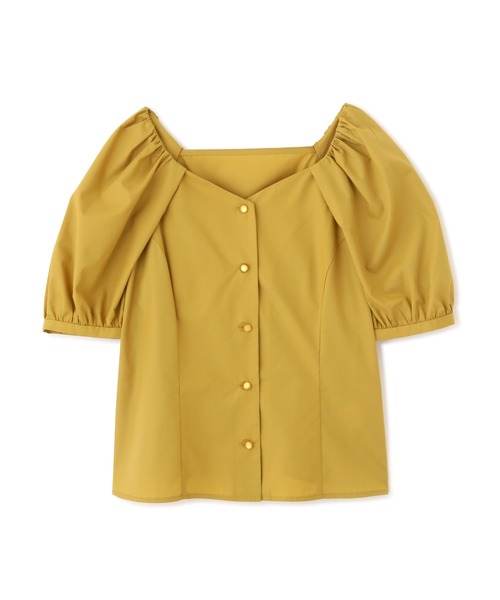 PROPORTION BODY DRESSING（プロポーションボディドレッシング）の「スクエアボリュームスリーブブラウス（シャツ/ブラウス・レディース・ブラック/イエロー/ホワイト系その他・FREE）」の17枚目の写真