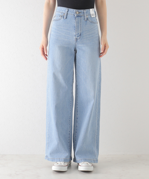 SOMETHING（サムシング）の「【SOMETHING/サムシング】lisa wide（デニムパンツ・レディース・ブルー/マスタード・36/34）」の10枚目の写真