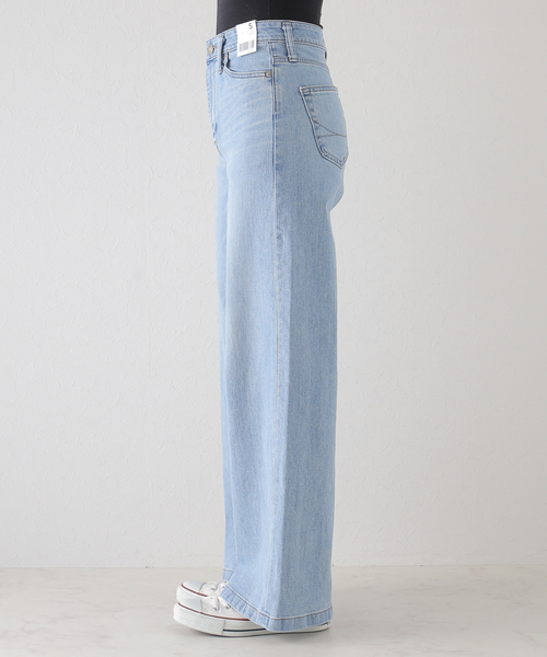 SOMETHING（サムシング）の「【SOMETHING/サムシング】lisa wide（デニムパンツ・レディース・ブルー/マスタード・36/34）」の8枚目の写真