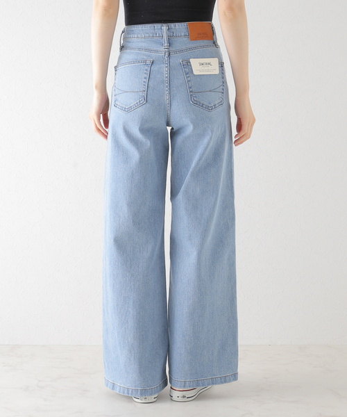 SOMETHING（サムシング）の「【SOMETHING/サムシング】lisa wide（デニムパンツ・レディース・ブルー/マスタード・36/34）」の17枚目の写真
