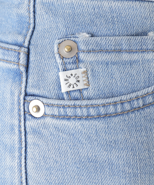 SOMETHING（サムシング）の「【SOMETHING/サムシング】lisa wide（デニムパンツ・レディース・ブルー/マスタード・36/34）」の9枚目の写真