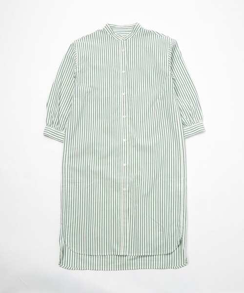 coen（コーエン）の「バンドカラーシャツワンピース（シャツワンピース・キッズ・オレンジ/ケリー・140/130/110/150/120/100）」の12枚目の写真