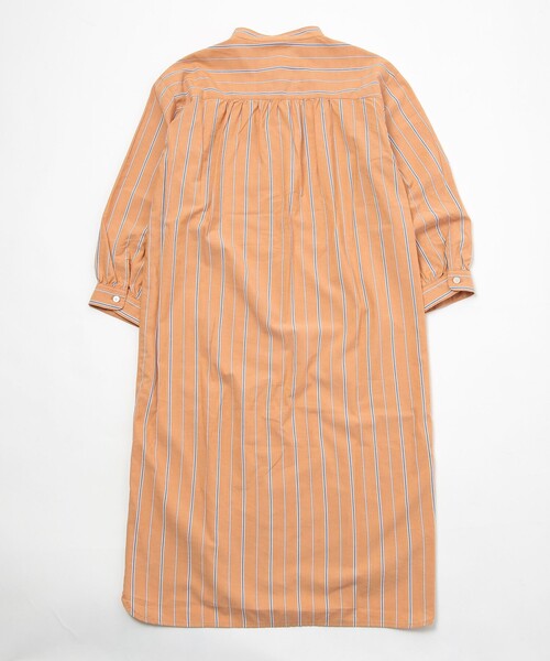 coen（コーエン）の「バンドカラーシャツワンピース（シャツワンピース・キッズ・オレンジ/ケリー・140/130/110/150/120/100）」の13枚目の写真