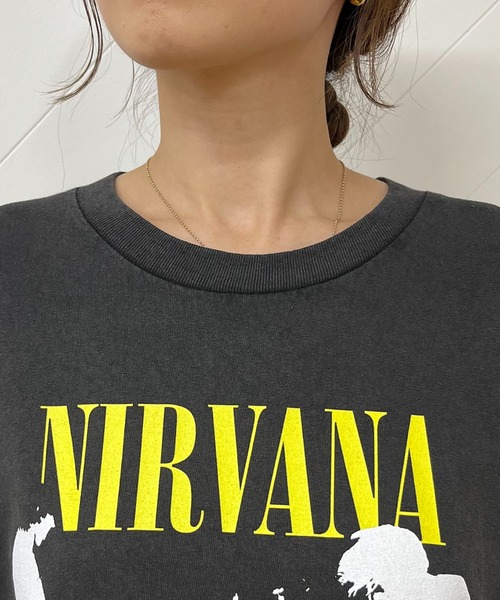 CAPRICIEUX LE'MAGE(カプリシューレマージュ)の「【GOOD ROCK SPEED】NIRVANAロンT(Tシャツ/カットソー・レディース・ブラック・FREE)」の17枚目の写真