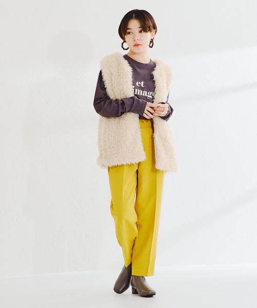 WA ORiental TRaffic(ダブルエーオリエンタルトラフィック)の「スクエアトゥプレーンショートブーツ/22401(ブーツ・レディース・ブラック/ベージュ/グレー・LL/S/M/L/3L/SS)」の9枚目の写真