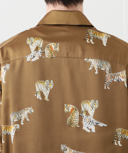 エムズブラック　柄シャツ　美品 m's braque（エムズブラック）の「m's braque/エムズ ブラック