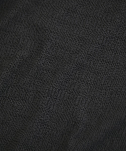 VIS(ビス)の「【洗える】膨れシャーリング調ギャザースリーブトップス(Tシャツ/カットソー・レディース・ブラック/ダークブラウン/ミント/キナリ・FREE)」の19枚目の写真