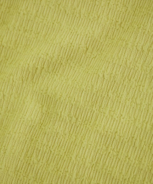 VIS(ビス)の「【洗える】膨れシャーリング調ギャザースリーブトップス(Tシャツ/カットソー・レディース・ブラック/ダークブラウン/ミント/キナリ・FREE)」の10枚目の写真