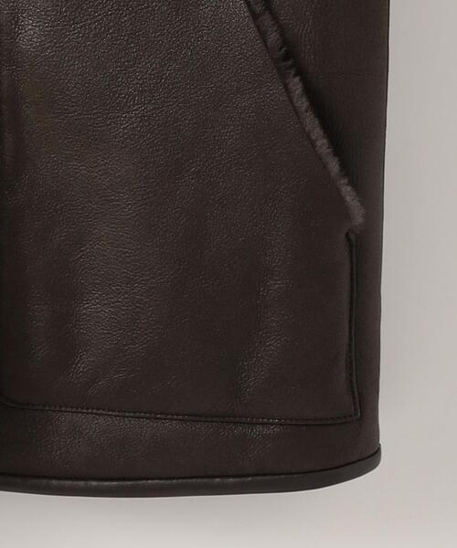 Steven Alan(スティーブンアラン)の「<Steven Alan>MERINO MOUTON VEST/ムートンベスト(ムートンコート・レディース・ダークブラウン・FREE)」の19枚目の写真