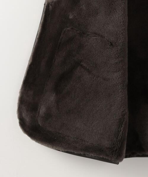 Steven Alan(スティーブンアラン)の「<Steven Alan>MERINO MOUTON VEST/ムートンベスト(ムートンコート・レディース・ダークブラウン・FREE)」の21枚目の写真
