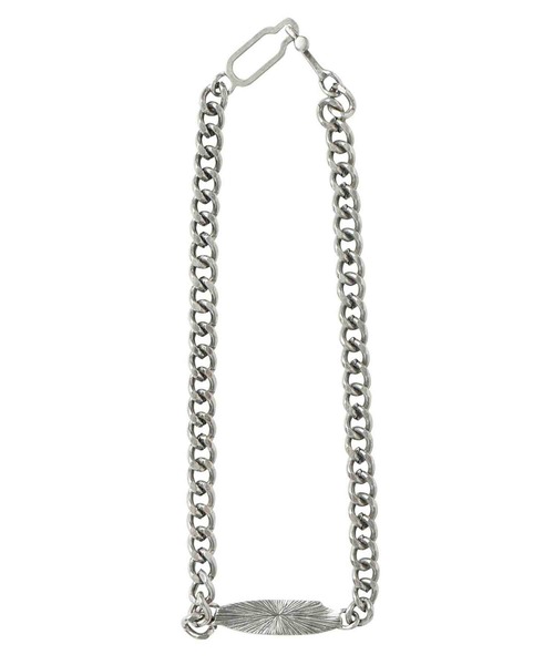 X-girl(エックスガール)の「OVAL LOGO NECKLACE(ネックレス・レディース・シルバー/ゴールド・ONE SIZE)」の7枚目の写真