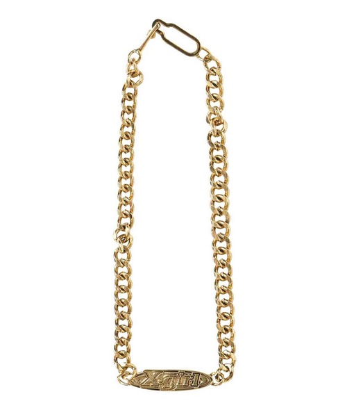X-girl(エックスガール)の「OVAL LOGO NECKLACE(ネックレス・レディース・シルバー/ゴールド・ONE SIZE)」の11枚目の写真