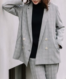 Munich | Munich（ミューニック）リラックスツイードストレッチチェックジャケット/MN222B16(その他アウター)