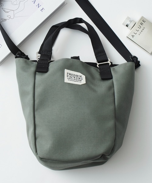 FREDRIK PACKERS（フレドリックパッカーズ）の「【FREDRIK PACKERS】 / フレドリックパッカーズ　MISSION TOTE XS　2WAYミニトート　ショルダー付（ハンドバッグ・レディース・ブラック/ベージュ/グレー/レオパード/オリーブ/マルチ・FREE）」の21枚目の写真