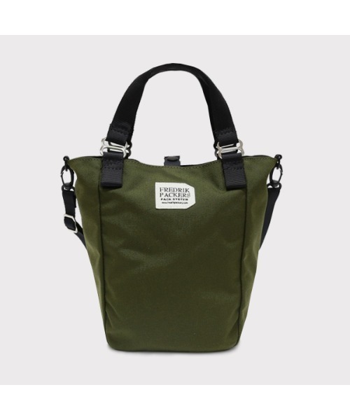 FREDRIK PACKERS（フレドリックパッカーズ）の「【FREDRIK PACKERS】 / フレドリックパッカーズ　MISSION TOTE XS　2WAYミニトート　ショルダー付（ハンドバッグ・レディース・ブラック/ベージュ/グレー/レオパード/オリーブ/マルチ・FREE）」の9枚目の写真
