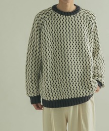 FORK&SPOON | 『ユニセックス』FORK&SPOON　変形カノコニットプルオーバー(ニット/セーター)