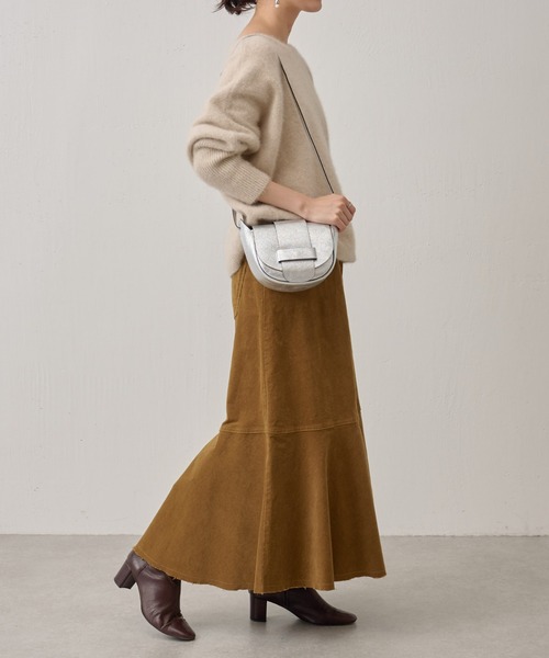 BEARDSLEY(ビアズリー)の「FOXウールドルマンニット(ニット/セーター・レディース・グリーン/アイボリー/ライトグレー/イエロー/ブルー/スカイブルー/ピンク・FREE)」の20枚目の写真