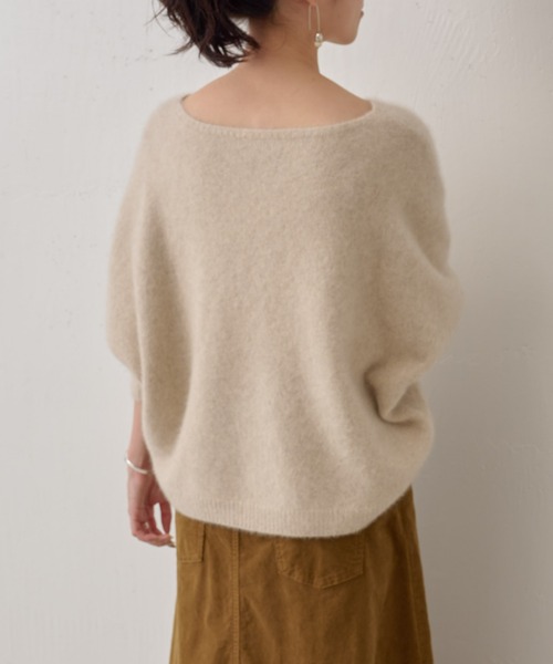 BEARDSLEY(ビアズリー)の「FOXウールドルマンニット(ニット/セーター・レディース・グリーン/アイボリー/ライトグレー/イエロー/ブルー/スカイブルー/ピンク・FREE)」の22枚目の写真