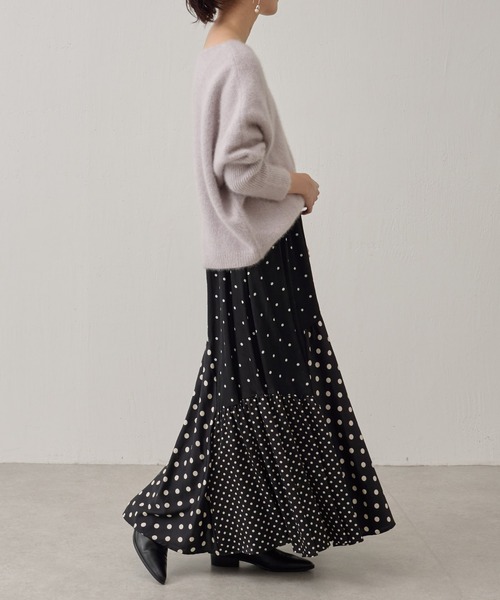 BEARDSLEY(ビアズリー)の「FOXウールドルマンニット(ニット/セーター・レディース・グリーン/アイボリー/ライトグレー/イエロー/ブルー/スカイブルー/ピンク・FREE)」の11枚目の写真