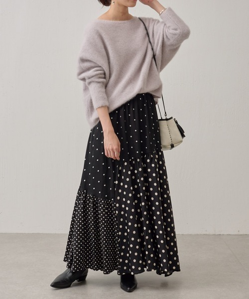 BEARDSLEY(ビアズリー)の「FOXウールドルマンニット(ニット/セーター・レディース・グリーン/アイボリー/ライトグレー/イエロー/ブルー/スカイブルー/ピンク・FREE)」の12枚目の写真