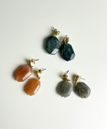 StyleSea（スタイルシー）の「カラーストーンカッティングピアス（ピアス（両耳用）・レディース）」