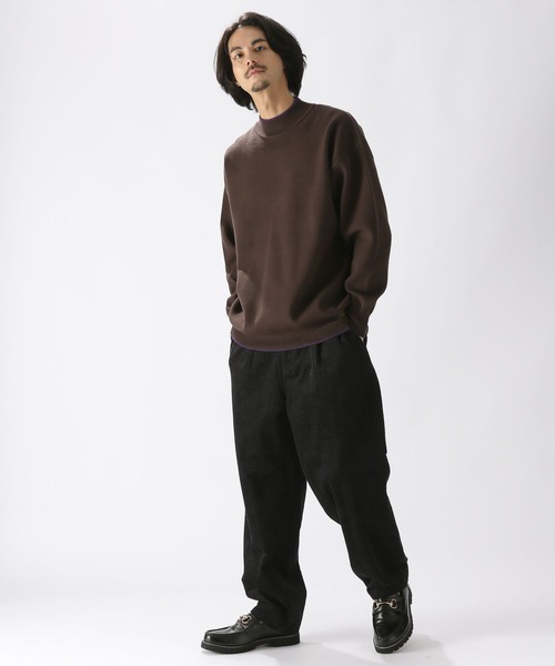 niko and（ニコアンド）の「ダブルジャガードモックネックニット