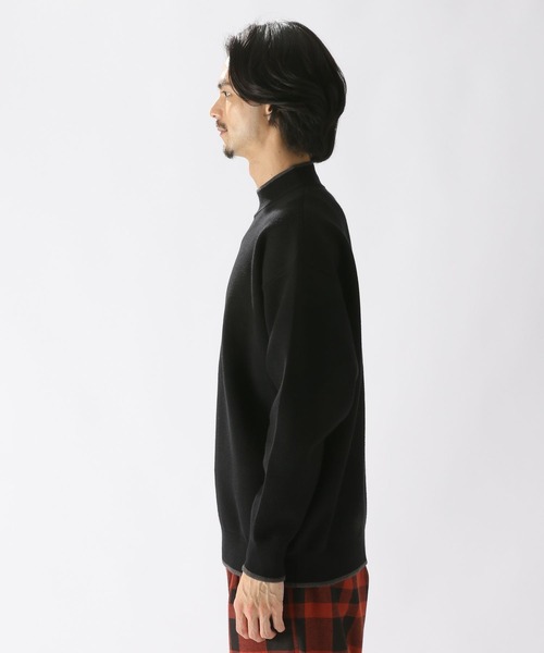 niko and...（ニコアンド）の「ダブルジャガードモックネックニットプルオーバー（ニット/セーター・メンズ・ボルドー/ダークブラウン/ブラック/アイボリー・MEDIUM/LARGE）」の11枚目の写真