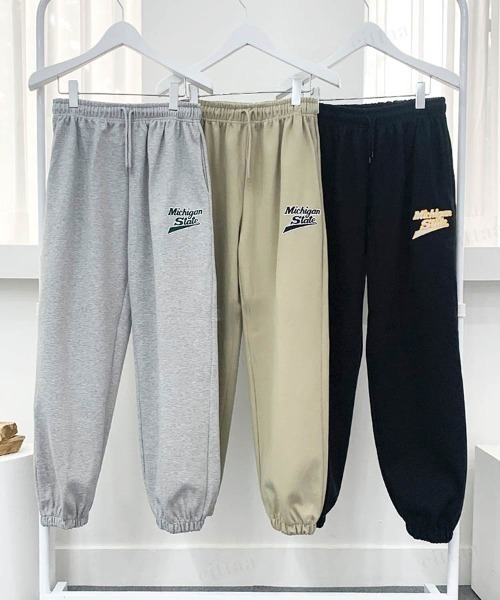 Dalfwin(ダールフィン)の「2023AW 秋冬新作 韓国ファッション スウェット セット レディース【上下セット】Michiganロゴセットアップ パーカー スウェットパンツ トレーナー スウェットパンツ ジャージ(ルームウェア/パジャマ・レディース・ブラック/グリーン/グレー・FREE)」の9枚目の写真