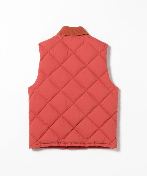 REMI RELIEF(レミレリーフ)の「REMI RELIEF × BEAMS PLUS / 別注 Down Vest(ベスト・メンズ・ブルー/オレンジ・SMALL/MEDIUM/LARGE/X-LARGE)」の10枚目の写真