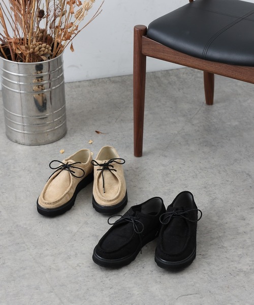 COLONY 2139（コロニートゥーワンスリーナイン）の「軽量底モカシンシューズ（モカシン/デッキシューズ・レディース・ブラック/ベージュ・SMALL/MEDIUM/LARGE）」の10枚目の写真