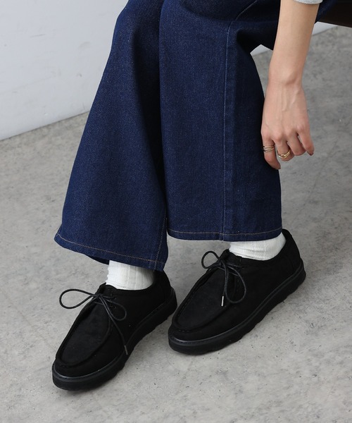 COLONY 2139（コロニートゥーワンスリーナイン）の「軽量底モカシンシューズ（モカシン/デッキシューズ・レディース・ブラック/ベージュ・SMALL/MEDIUM/LARGE）」の18枚目の写真