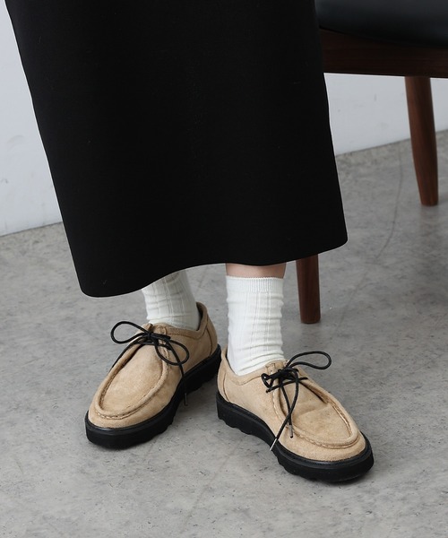 COLONY 2139（コロニートゥーワンスリーナイン）の「軽量底モカシンシューズ（モカシン/デッキシューズ・レディース・ブラック/ベージュ・SMALL/MEDIUM/LARGE）」の6枚目の写真