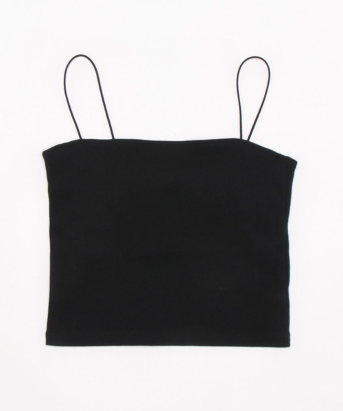 BABYLONE(バビロン)の「ベアテレコパット付きキャミソール(キャミソール・レディース・ブラック/サンドグレー/オフホワイト・フリー)」の10枚目の写真